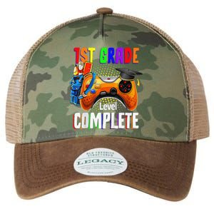 1th Grade Level Complete Last Day Of School Graduation Legacy Tie Dye Trucker Hat