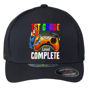 1th Grade Level Complete Last Day Of School Graduation Flexfit Unipanel Trucker Cap