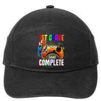 1th Grade Level Complete Last Day Of School Graduation 7-Panel Snapback Hat