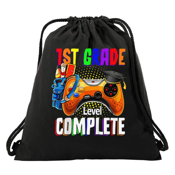 1th Grade Level Complete Last Day Of School Graduation Drawstring Bag