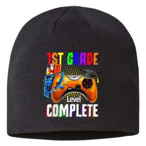 1th Grade Level Complete Last Day Of School Graduation Sustainable Beanie