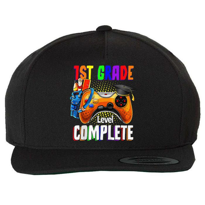 1th Grade Level Complete Last Day Of School Graduation Wool Snapback Cap