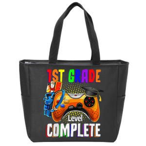 1th Grade Level Complete Last Day Of School Graduation Zip Tote Bag