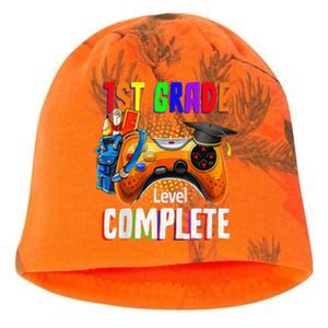 1th Grade Level Complete Last Day Of School Graduation Kati - Camo Knit Beanie