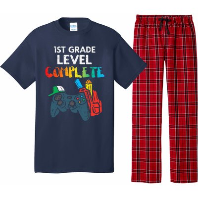 1st Grade Level Complete Gaming Boy Last Day Of School Gamer Pajama Set