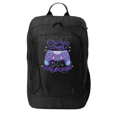 1st Grade Level Unlocked Back To School Gamer City Backpack