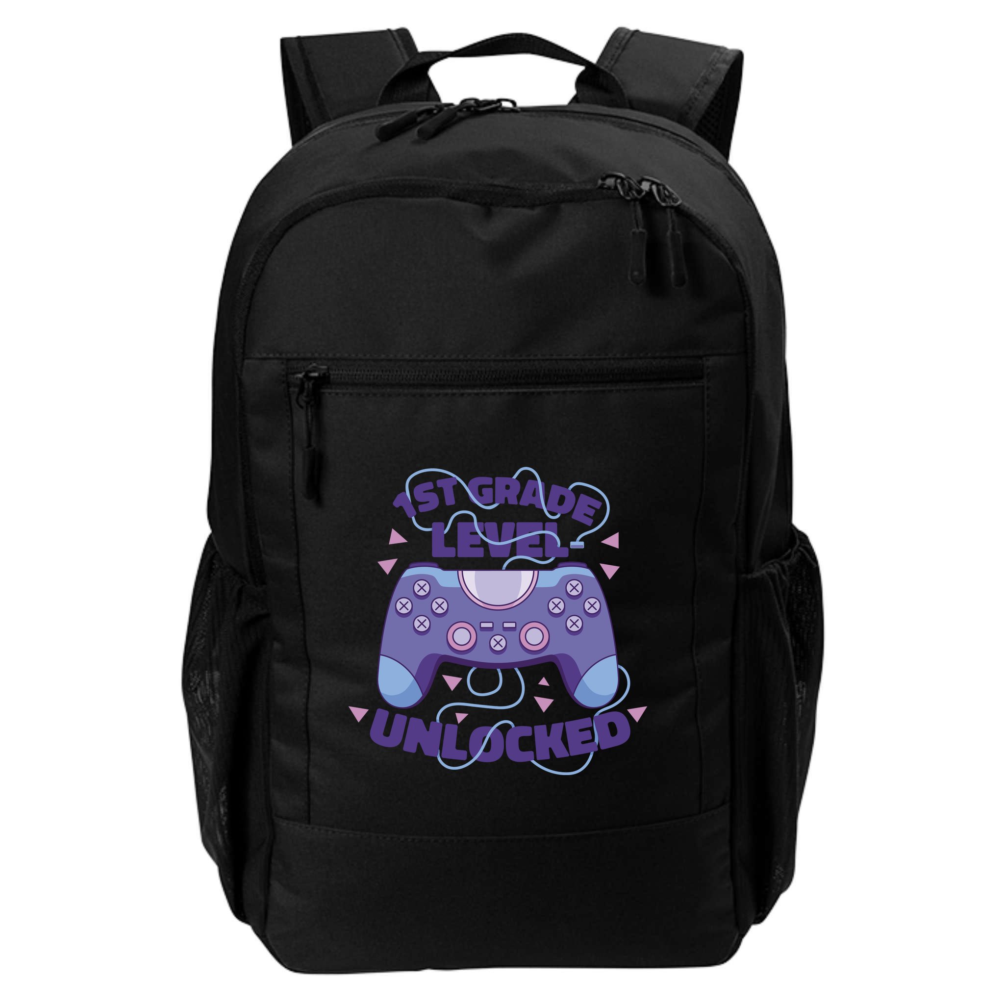 1st Grade Level Unlocked Back To School Gamer Backpack