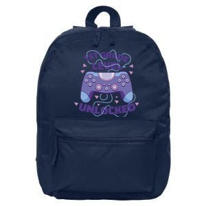 1st Grade Level Unlocked Back To School Gamer 16 in Basic Backpack