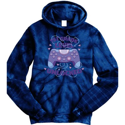 1st Grade Level Unlocked Back To School Gamer Tie Dye Hoodie