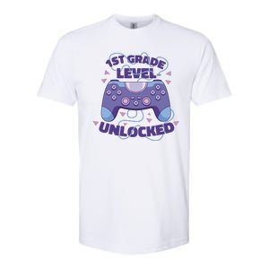 1st Grade Level Unlocked Back To School Gamer Softstyle CVC T-Shirt