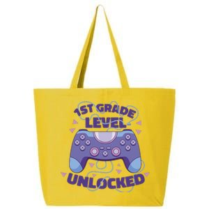 1st Grade Level Unlocked Back To School Gamer 25L Jumbo Tote