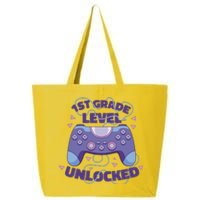 1st Grade Level Unlocked Back To School Gamer 25L Jumbo Tote