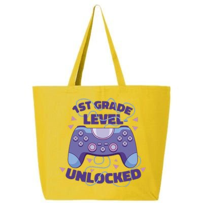 1st Grade Level Unlocked Back To School Gamer 25L Jumbo Tote