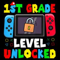 1st Grade Level Unlocked Back To School First Day Gamer Boy Sustainable Bucket Hat