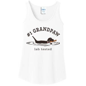 1 Grandpaw Lab Tested Pun Labrador Retriever Grandpa Ladies Essential Tank