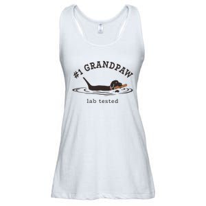 1 Grandpaw Lab Tested Pun Labrador Retriever Grandpa Ladies Essential Flowy Tank