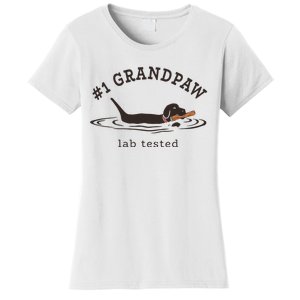 1 Grandpaw Lab Tested Pun Labrador Retriever Grandpa Women's T-Shirt