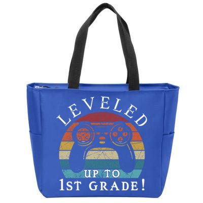 1St Grade Mode On Gamer Back To School First Days Meaningful Gift Zip Tote Bag