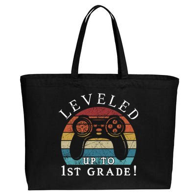 1St Grade Mode On Gamer Back To School First Days Meaningful Gift Cotton Canvas Jumbo Tote