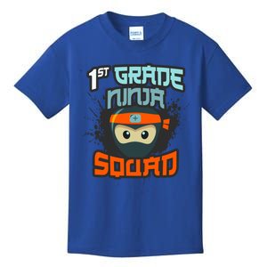 1st Grade Ninja Squad Hero First Day School Surprise Attack Gift Kids T-Shirt