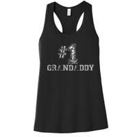 1 Grandaddy Number One Grand Daddy Women's Racerback Tank