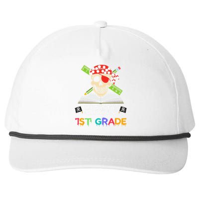 1st Grade Pirate Halloween Gift For Student Teacher Snapback Five-Panel Rope Hat