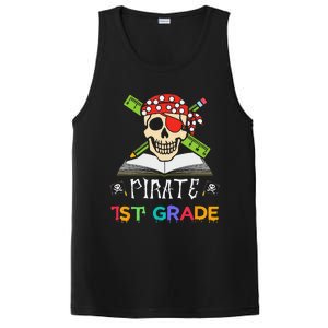 1st Grade Pirate Halloween Gift For Student Teacher PosiCharge Competitor Tank