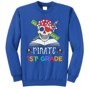 1st Grade Pirate Halloween Gift For Student Teacher Sweatshirt