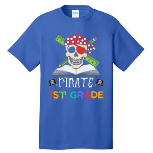 1st Grade Pirate Halloween Gift For Student Teacher Tall T-Shirt