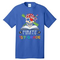 1st Grade Pirate Halloween Gift For Student Teacher Tall T-Shirt