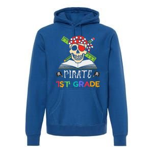 1st Grade Pirate Halloween Gift For Student Teacher Premium Hoodie