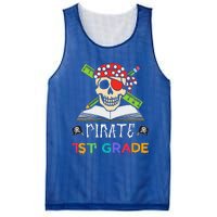 1st Grade Pirate Halloween Gift For Student Teacher Mesh Reversible Basketball Jersey Tank