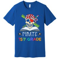 1st Grade Pirate Halloween Gift For Student Teacher Premium T-Shirt