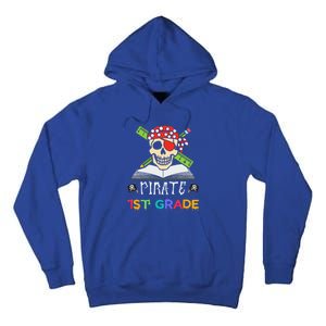 1st Grade Pirate Halloween Gift For Student Teacher Tall Hoodie