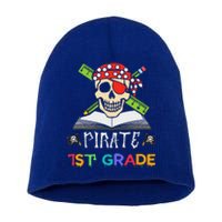 1st Grade Pirate Halloween Gift For Student Teacher Short Acrylic Beanie