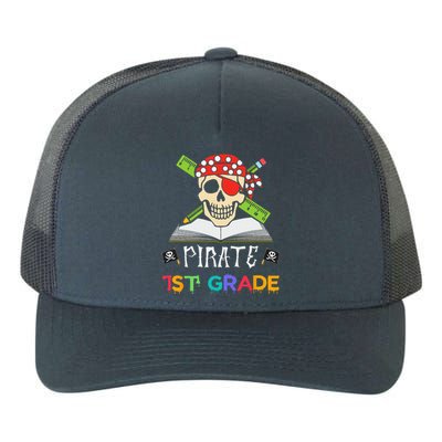 1st Grade Pirate Halloween Gift For Student Teacher Yupoong Adult 5-Panel Trucker Hat