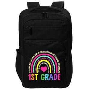 1st Grade Rainbow First Grade Team Teacher Impact Tech Backpack