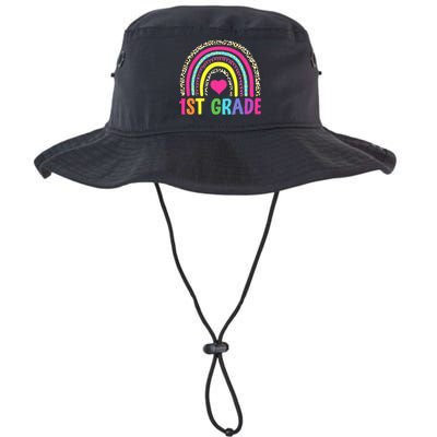 1st Grade Rainbow First Grade Team Teacher Legacy Cool Fit Booney Bucket Hat