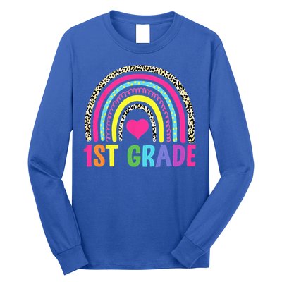 1st Grade Rainbow First Grade Team Teacher Long Sleeve Shirt