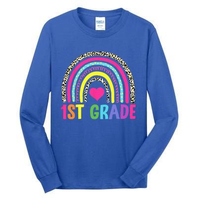 1st Grade Rainbow First Grade Team Teacher Tall Long Sleeve T-Shirt