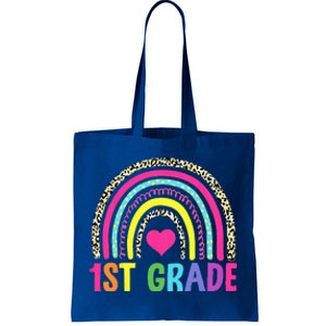 1st Grade Rainbow First Grade Team Teacher Tote Bag