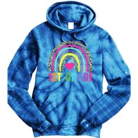 1st Grade Rainbow First Grade Team Teacher Tie Dye Hoodie