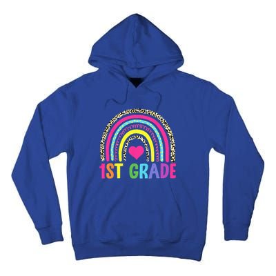 1st Grade Rainbow First Grade Team Teacher Tall Hoodie