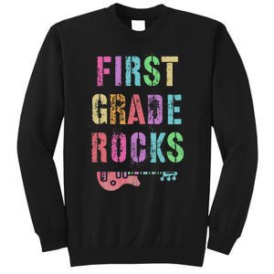 1st GRADE ROCKS Teacher Team Rockstars FIRST Grader Rockstar Sweatshirt