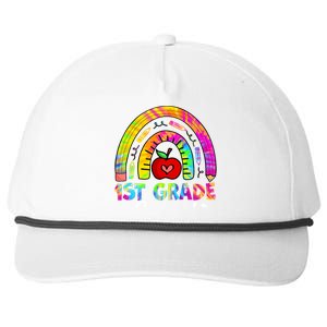 1St Grade Squad Back To School First Grade Teacher Gift Snapback Five-Panel Rope Hat