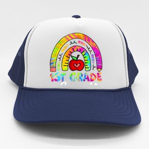 1St Grade Squad Back To School First Grade Teacher Gift Trucker Hat