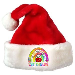 1St Grade Squad Back To School First Grade Teacher Gift Premium Christmas Santa Hat