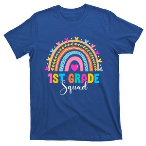 1St Grade Squad Back To School Rainbow Teachers First Grade Gift T-Shirt