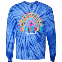 1St Grade Squad Back To School Rainbow Teachers First Grade Gift Tie-Dye Long Sleeve Shirt