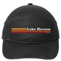 1980s Graphic Style Lake Havasu Arizona 7-Panel Snapback Hat